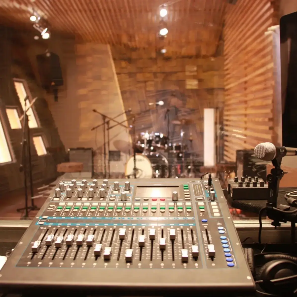 Un estudio de grabación